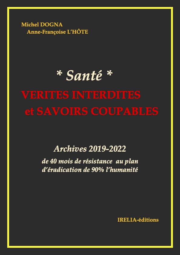 Ebook : VERITES INTERDITES et SAVOIRS COUPABLES